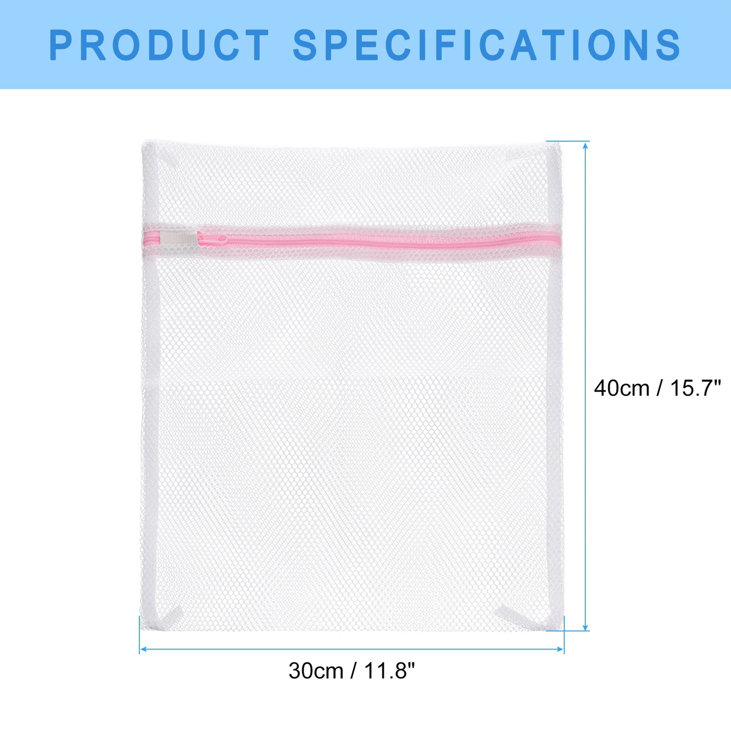 2/3/5pcs Mesh Wash Bag Mesh Laundry Bags Travel Storage Organize Bags with Zipper for Delicate Clothing Laundry Stocking