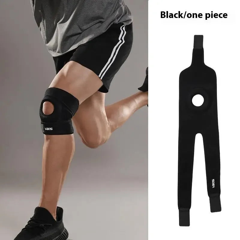 1Pcs Micro-Elastic Adjustable Knee Pad Joint Support Breathable Sports Kneepad Guard with Patella Protector for Meniscus Ligamen