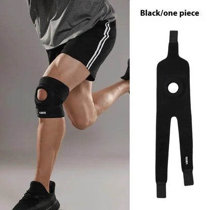 1Pcs Micro-Elastic Adjustable Knee Pad Joint Support Breathable Sports Kneepad Guard with Patella Protector for Meniscus Ligamen