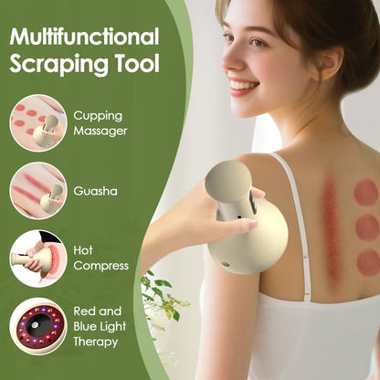 Electric Cupping Machine Scraping Device Electric Meridian Brush Universal Massage Device For The Whole Body Home Massage