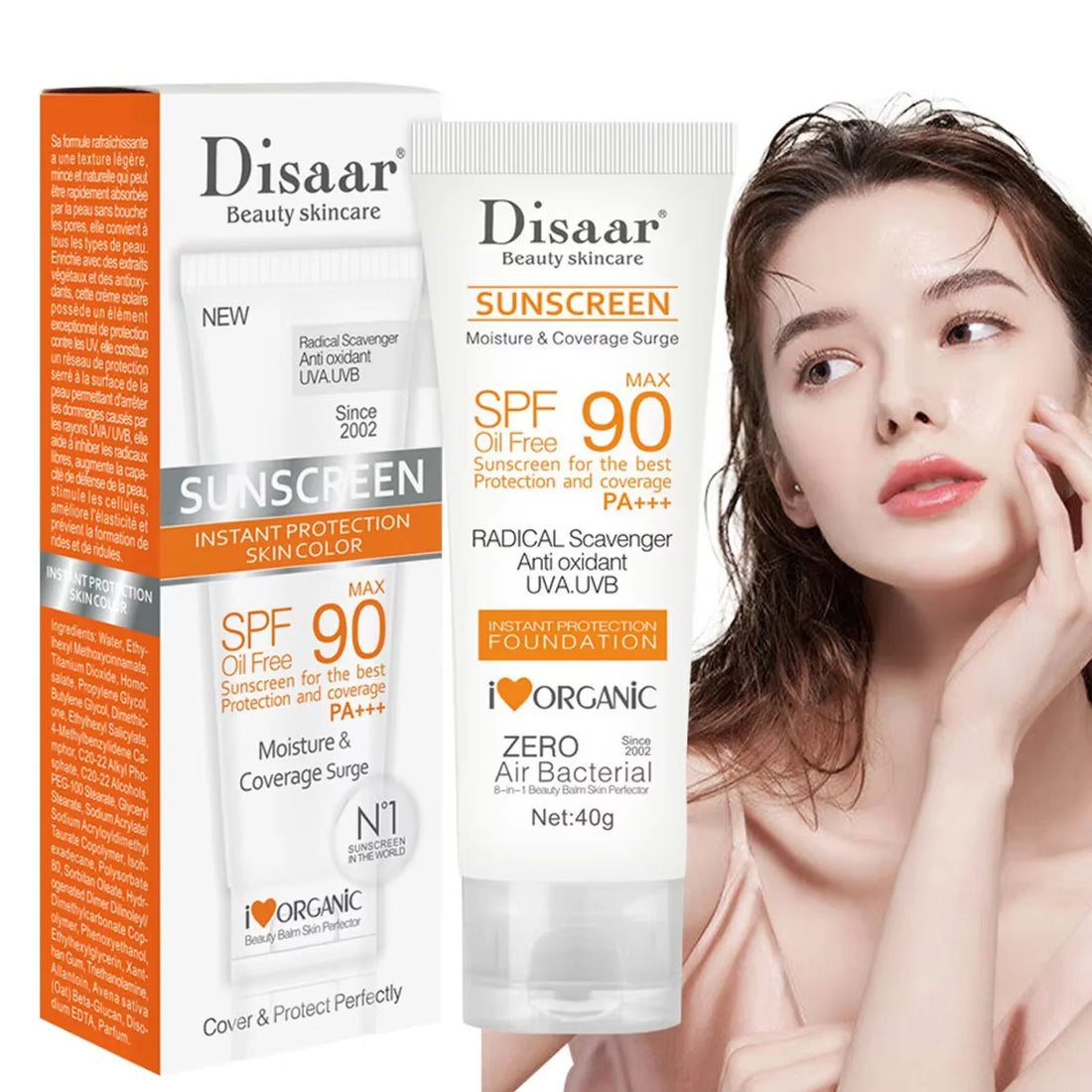 SPF 90 Sunscreen – Waterproof UV Protection for Face &amp; Body