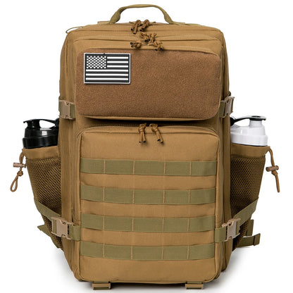 45L Tactical Backpack for Men  Outdoor camping equipment back pack Hiking Survival Rucksack travel backpacks School Bag