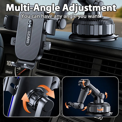 New Car Phone Mount Stable Anti Vibration Suction Cup Stand Rotatable Universal Dashboard Holder for Pickup Truck SUV