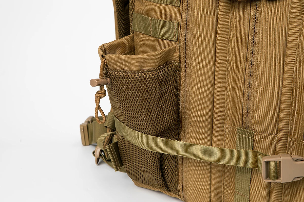 45L Tactical Backpack for Men  Outdoor camping equipment back pack Hiking Survival Rucksack travel backpacks School Bag