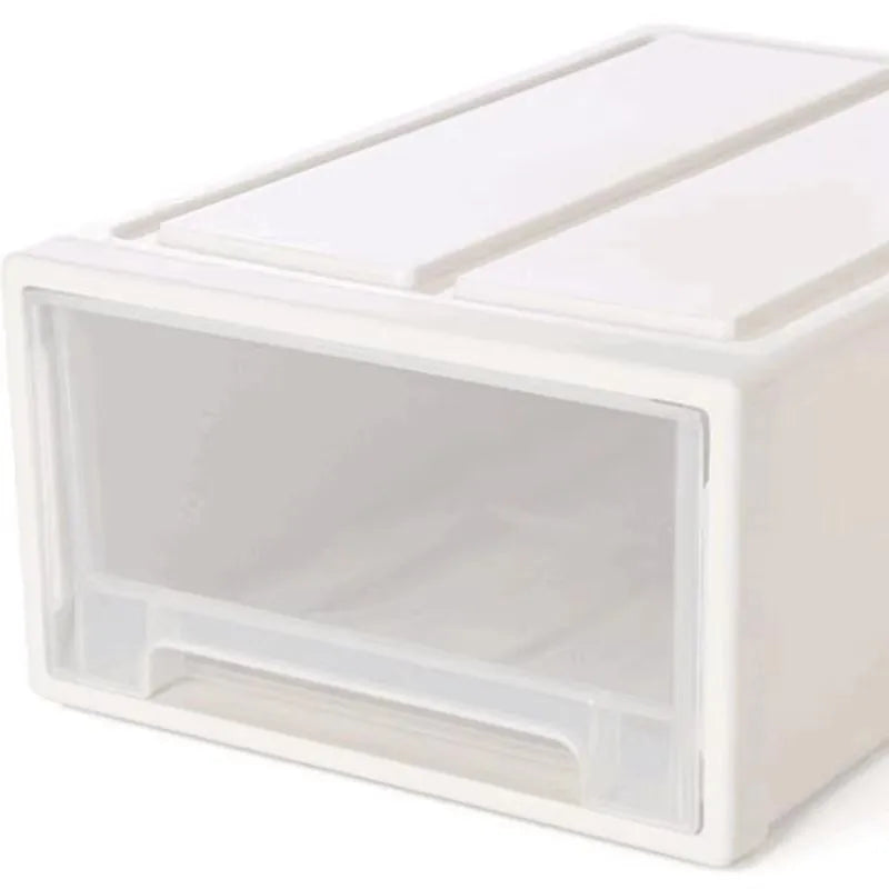 Stackable Quilt Storage Drawer Transparent Wardrobe Organizer Household Closet Storage Box Home Plastic Desktop Sundries Boxes