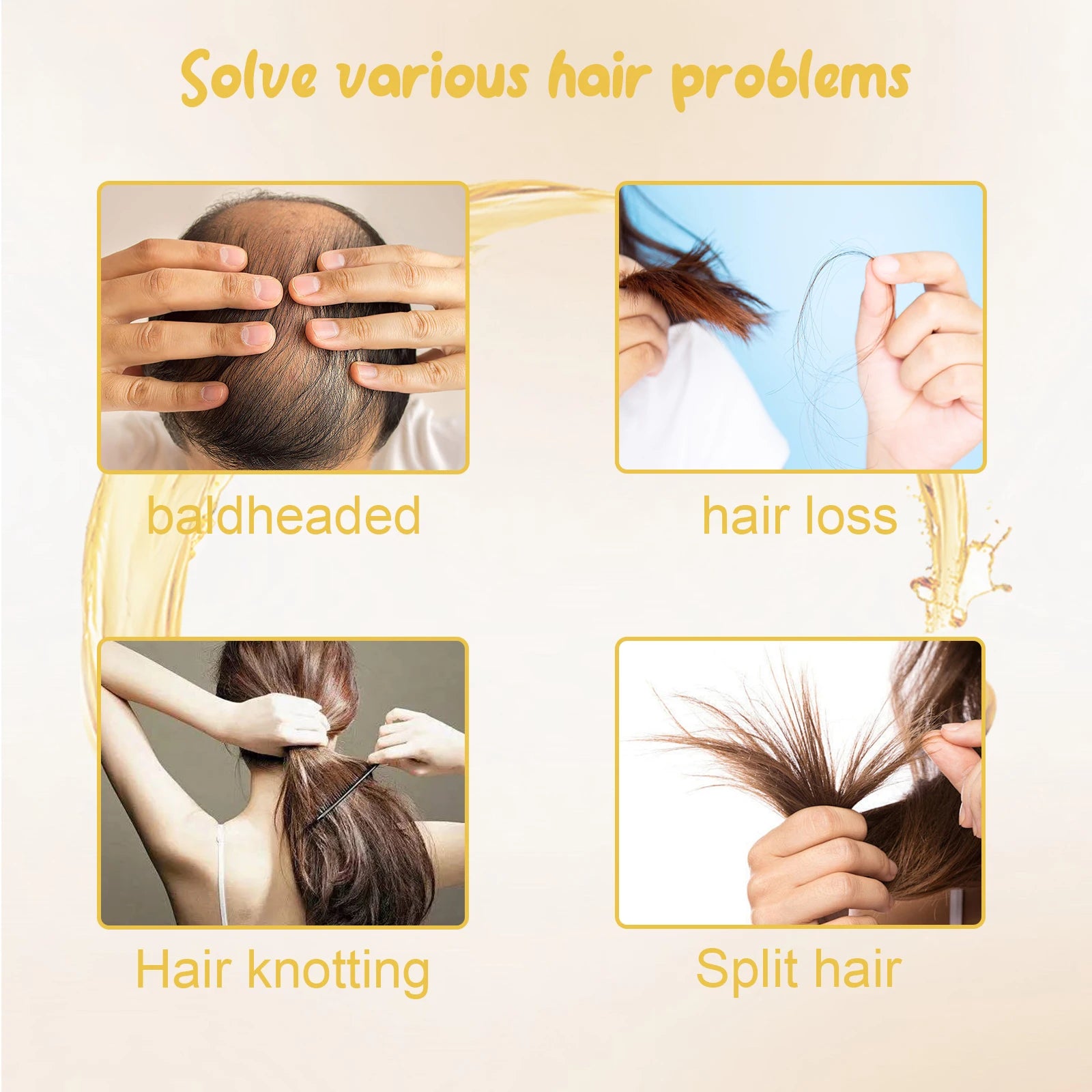 Jaysuing Batana oil For hair growth,Hydrating and Repairing Dry Hair,Improve Elasticity and Shine,Soft and Dense Hair Care Oil