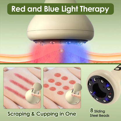 Electric Cupping Machine Scraping Device Electric Meridian Brush Universal Massage Device For The Whole Body Home Massage