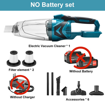 10000PA Electric Vacuum Cleaner Cordless Handheld Portable Wireless High Power Household  Cleaning Tools For Makita 18V Battery