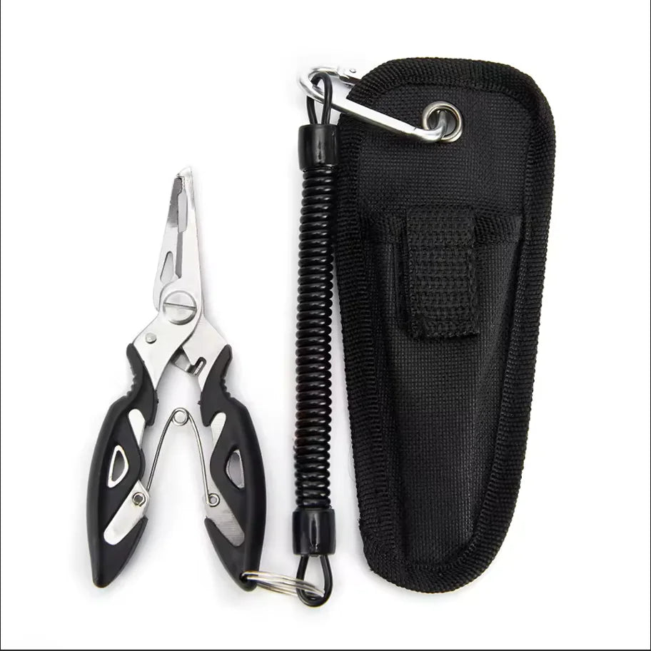 Outdoor fishing pliers, line cutters, multifunctional aluminum alloy scissors hooks, remove 150g 20cm fishing equipment