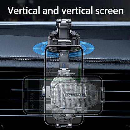 New Car Phone Mount Stable Anti Vibration Suction Cup Stand Rotatable Universal Dashboard Holder for Pickup Truck SUV
