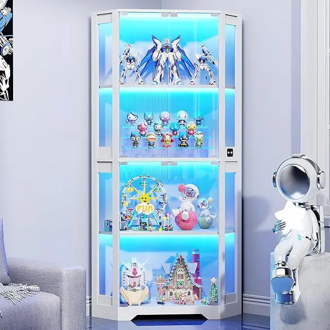 corner display cabinet with glass doorscorner display cabinet with