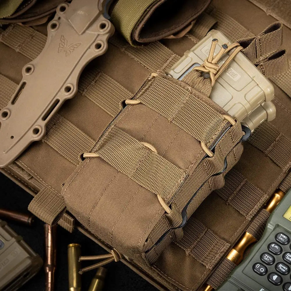 Molle Double Magazine Pouch for M4 M14 M16 AR15 G36 7.62/5.56mm Mag Holster Case Hunting Mag Pouch Accessories Bag