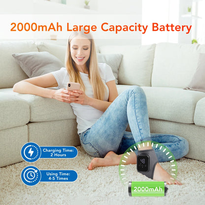 Foot Heat Massager Hot Compresses Vibration Massager Breathable Material USB Foot and Ankle Joint Hot Compress Protection