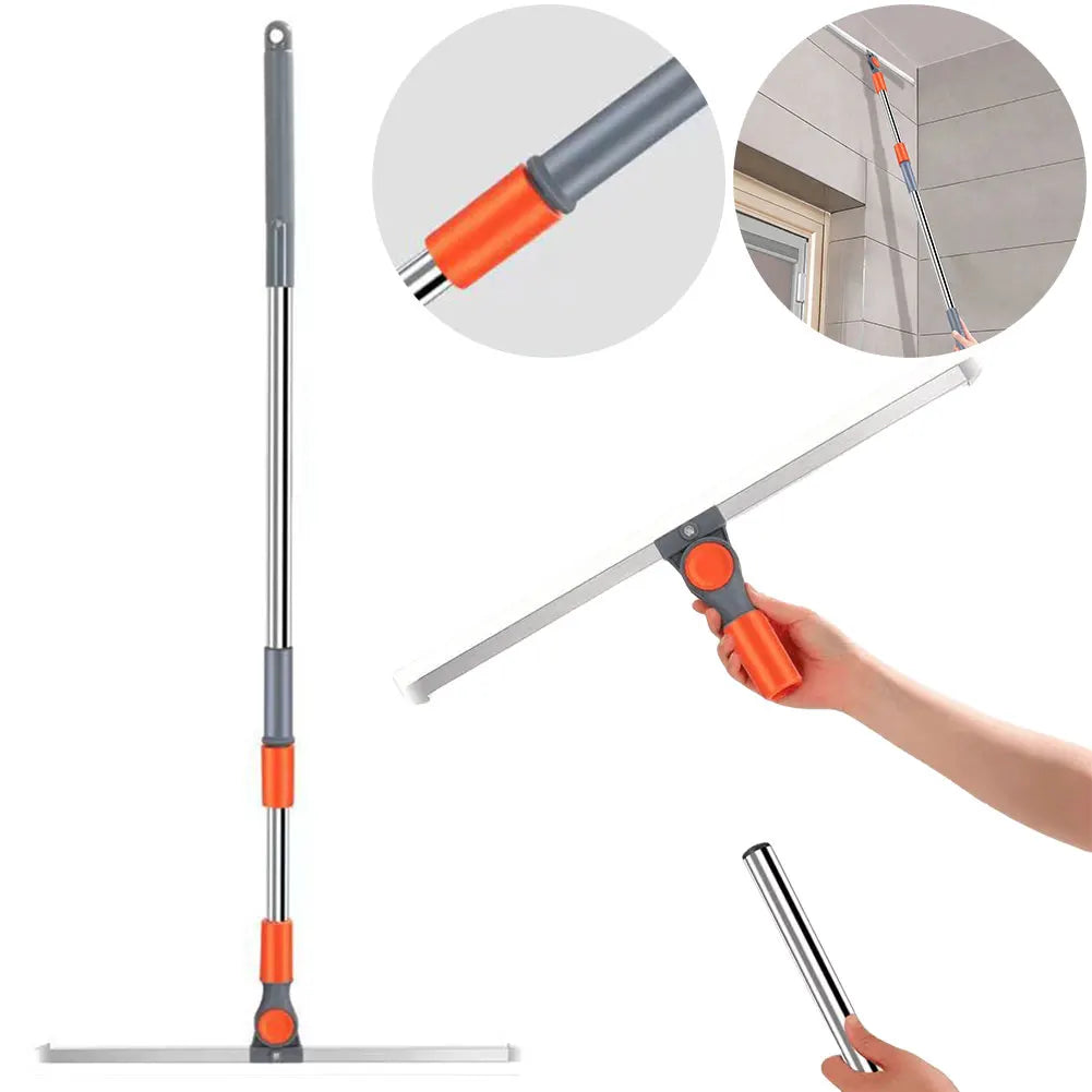 Silicone Glass Cleaner Wiper Stainless Steel Shower Window Squeegee Household Cleaning Wiper Household Cleaning Accessories