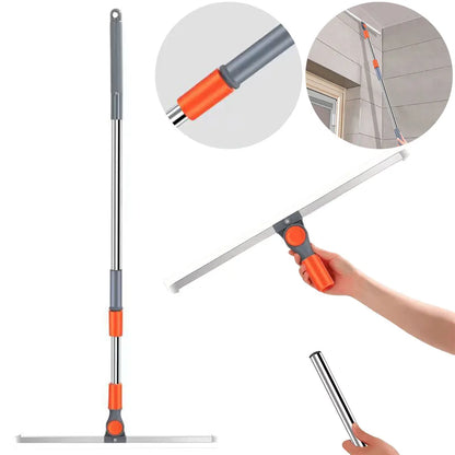 Silicone Glass Cleaner Wiper Stainless Steel Shower Window Squeegee Household Cleaning Wiper Household Cleaning Accessories