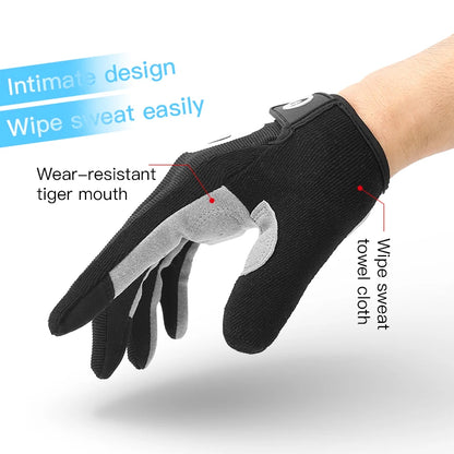 MTB Bike Sports Cycling Gloves Full Finger Men Women Running Fitness Gym Spring Summer Riding Motorcycle Gloves