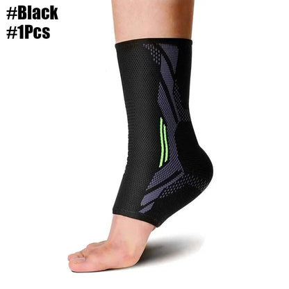 Sports Ankle Brace Compression Sleeves Plantar Fasciitis Sock for Achilles Tendonitis Joint Pain Reduces Swelling Heel Spur Pain