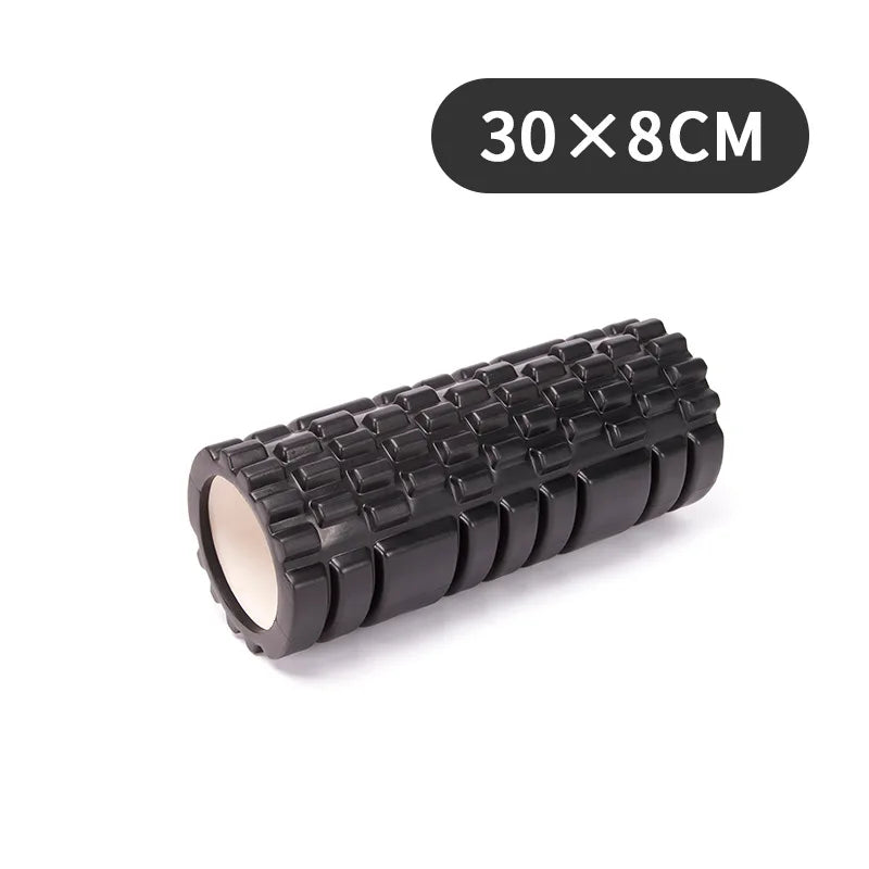 1 Foam Roller Yoga Column Fitness Yoga EVA Foam Roller Yoga Stick Deep Tissue Massage Roller, Suitable for Back and Leg Muscle