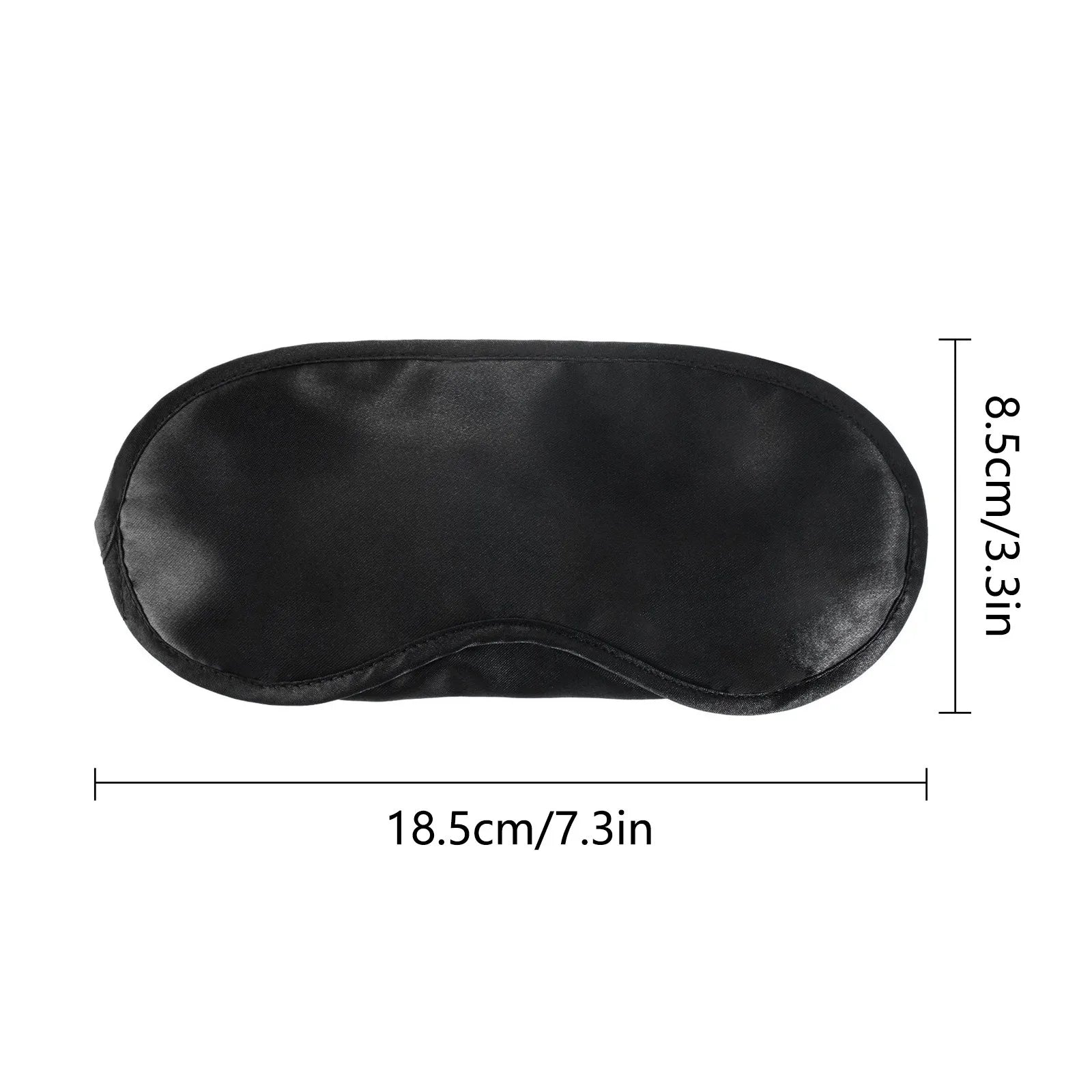 Eye Sleep Mask Eyepatch Striped Imitated Silk Eye Cover Travel Relaxing Sleeping Aid Blindfold Cartoon Sleeping Mask Eyepatch