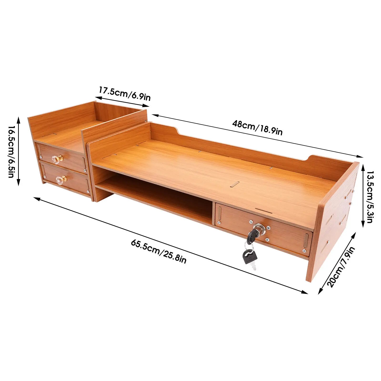 Office Table Organizer Keyboard Computer Desk Holder Collector Storage Shelf