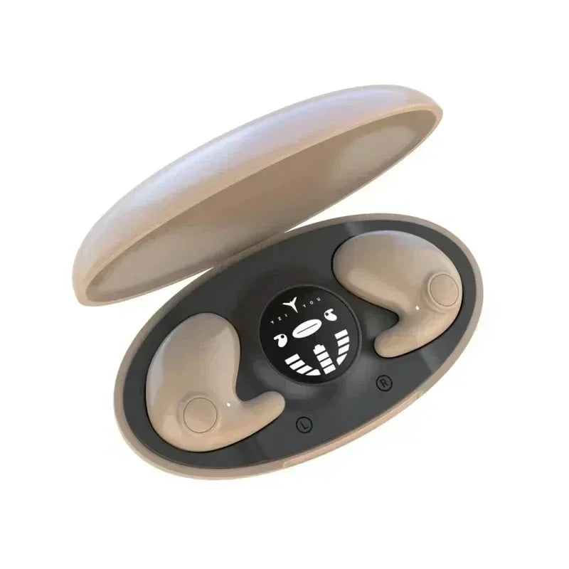 HiFi Stereo Sports Wireless Headsets Mini Bluetooth 5.3 Earphones ENC Noise Cancelling Earbuds Invisible Sleep Headphones