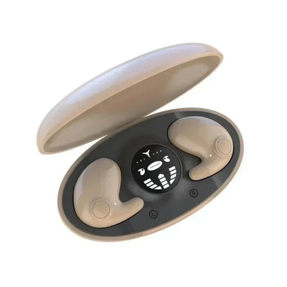 HiFi Stereo Sports Wireless Headsets Mini Bluetooth 5.3 Earphones ENC Noise Cancelling Earbuds Invisible Sleep Headphones
