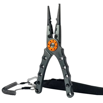 Outdoor fishing pliers, line cutters, multifunctional aluminum alloy scissors hooks, remove 150g 20cm fishing equipment