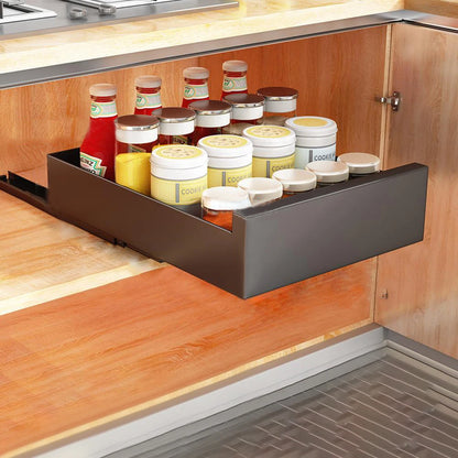 Pull Out Cabinet Organizer Carbon Steel Pull Out Drawers For Cabinets Slide Out Pantry Shelves For Kitchen Bathroom