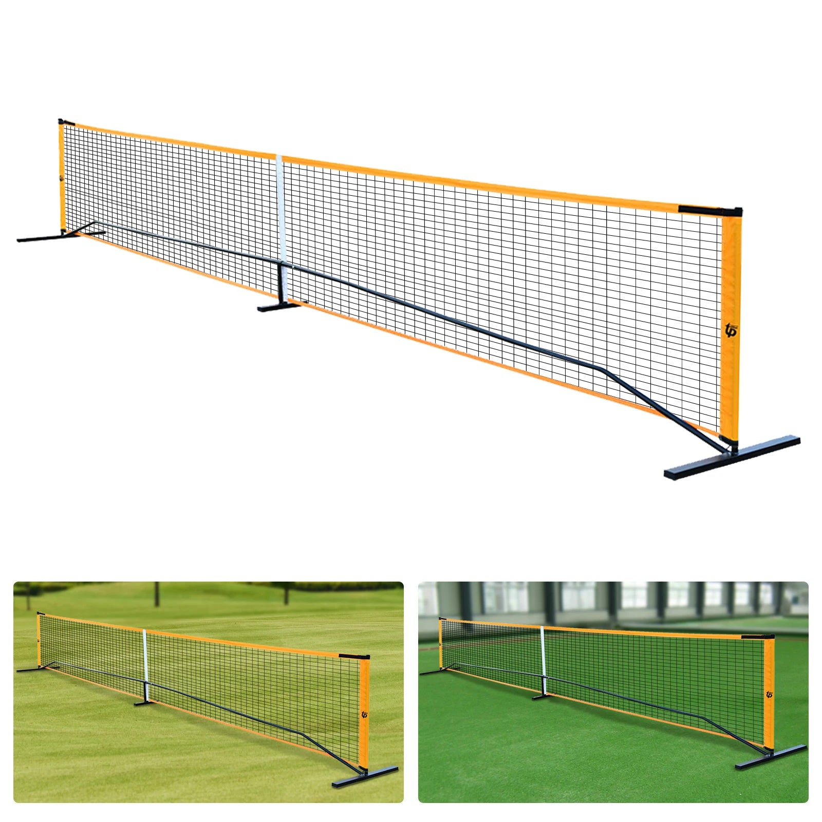 Portable Pickleball Net Set with 4 Pickleball Paddles Outdoor Pickleballs and Carry Bag also suitable for badminton, tennis