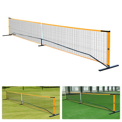 Portable Pickleball Net Set with 4 Pickleball Paddles Outdoor Pickleballs and Carry Bag also suitable for badminton, tennis