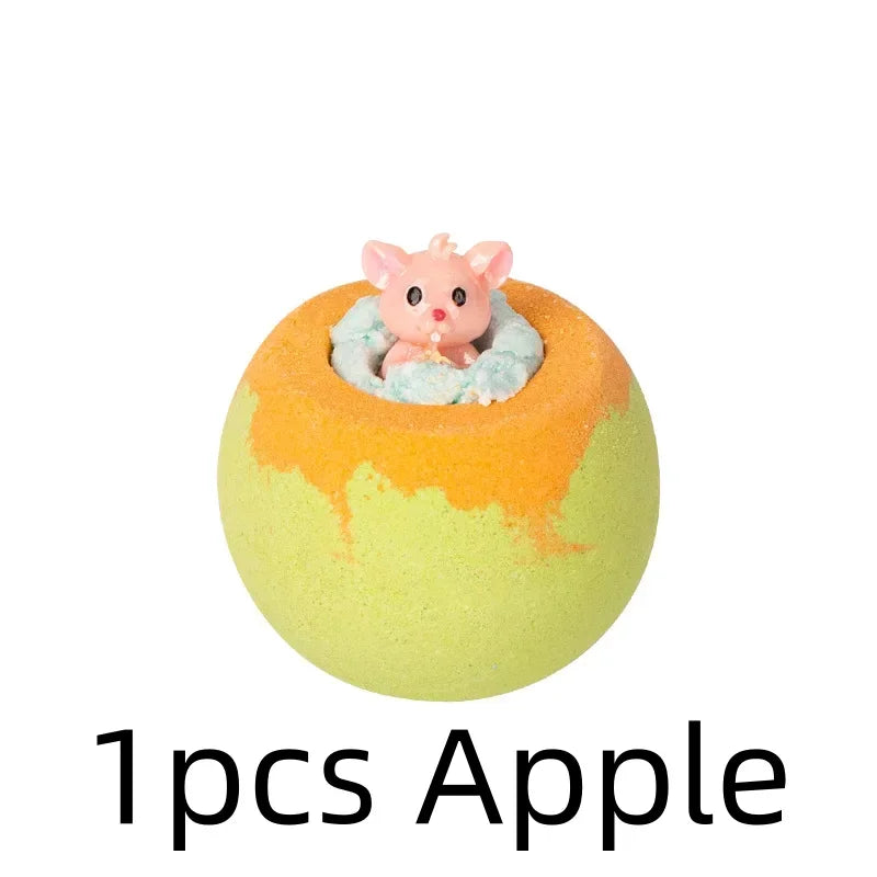 100G Bath Bombs with Surprise Toys for Kids, Inside for Kids &amp; Boys and Girls Holiday Bubble Bath with Cheerful Scent