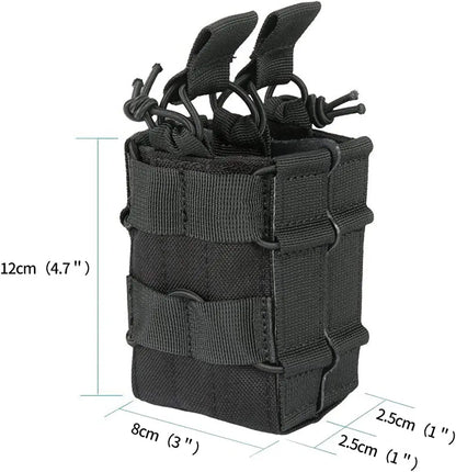 Molle Double Magazine Pouch for M4 M14 M16 AR15 G36 7.62/5.56mm Mag Holster Case Hunting Mag Pouch Accessories Bag