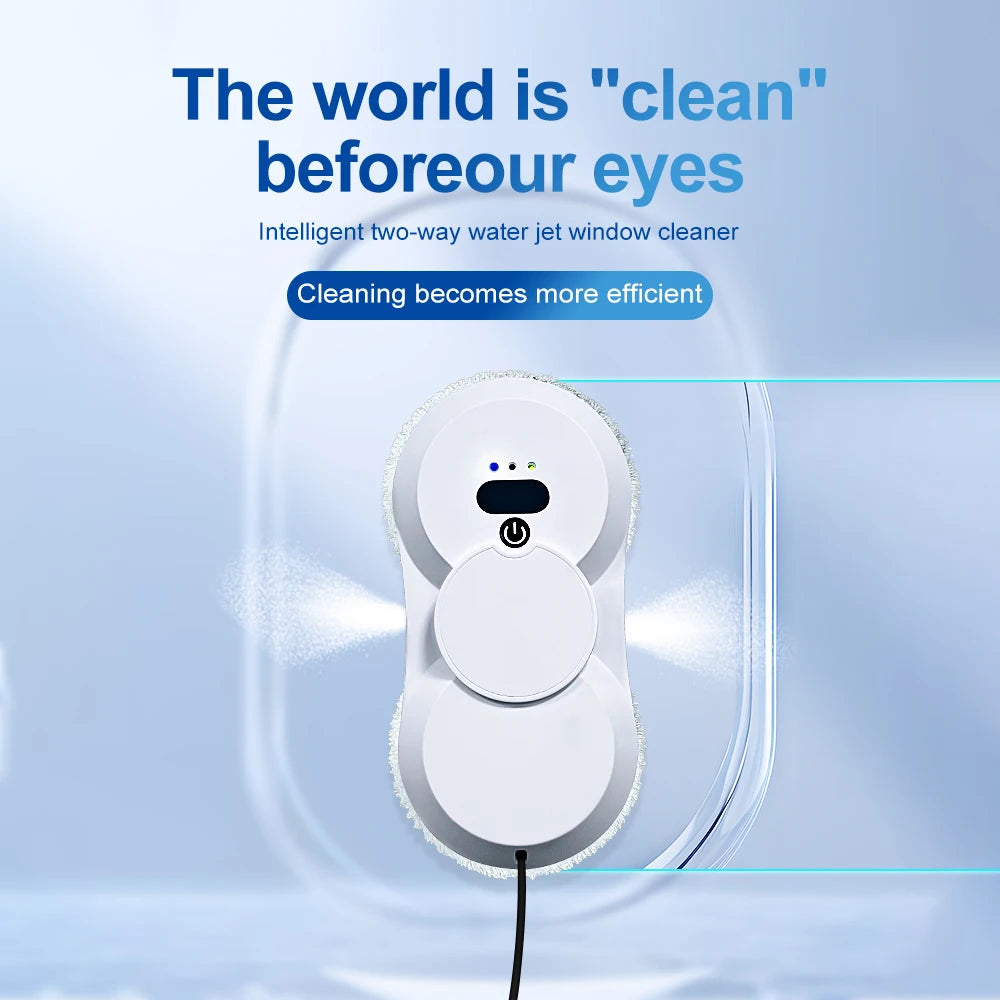 PuRuiKai robot electric automatic window cleaning Robotic vacuum cleaner, with remote control, two-way automatic spray