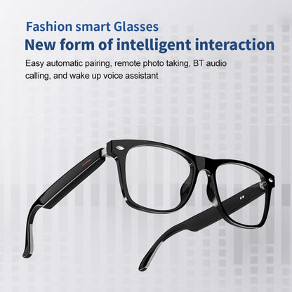 Smart Glasses AI Voice Assistant Camera Glasses Remote Shooting Outdoor Sport Glasses with Camera Open Ear Sound Mic &amp; Speakers