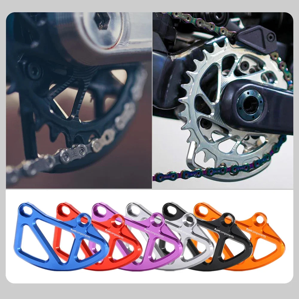 For Bicycle Chain Guide Mountain Bike Chains Stabilizer 28-32T 34-36T Chainring Protector MTB Bash Plate  RYET MTB Bash Guard