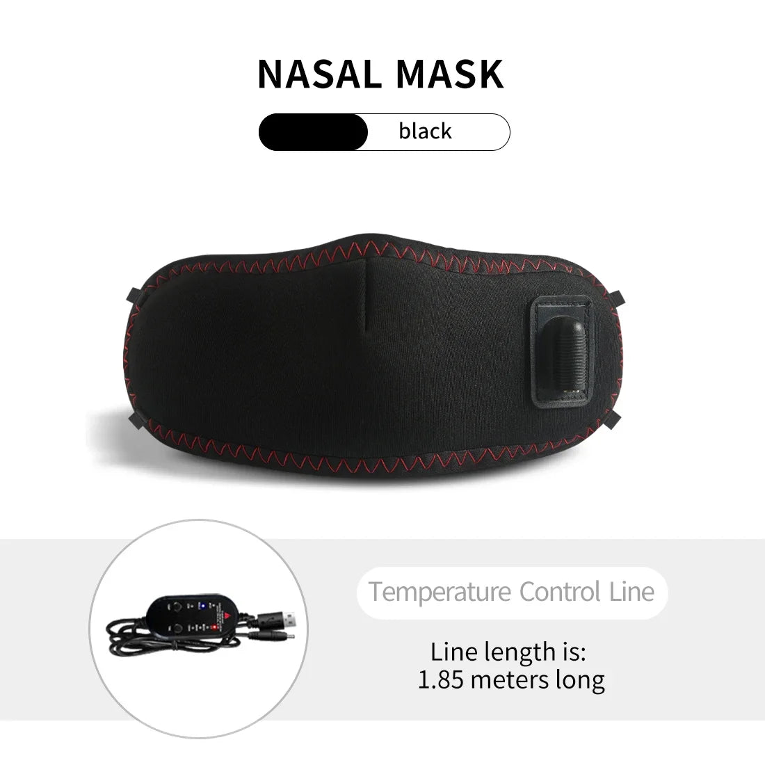 3 Gears Timing Heating Nose Pads Resistant Heating Nose Covers for Snoring Allergic Prevention Relax Respiration
