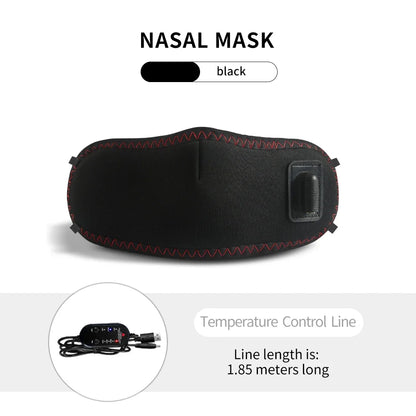 3 Gears Timing Heating Nose Pads Resistant Heating Nose Covers for Snoring Allergic Prevention Relax Respiration