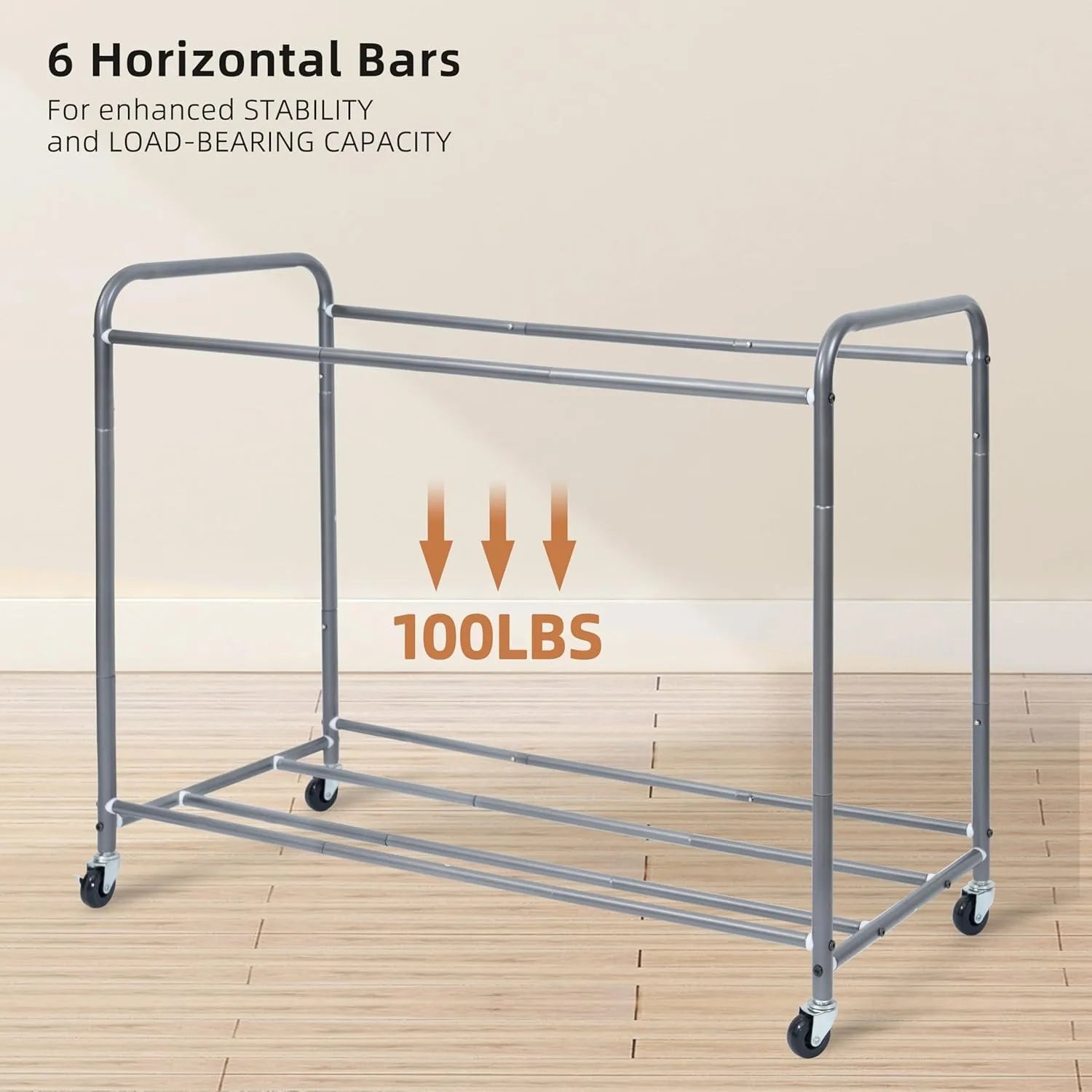 Laundry Sorter, Laundry Divider with Side Pockets,Multi Laundry Separator Hamper with Removable Bags and Rolling Lockable Wheels