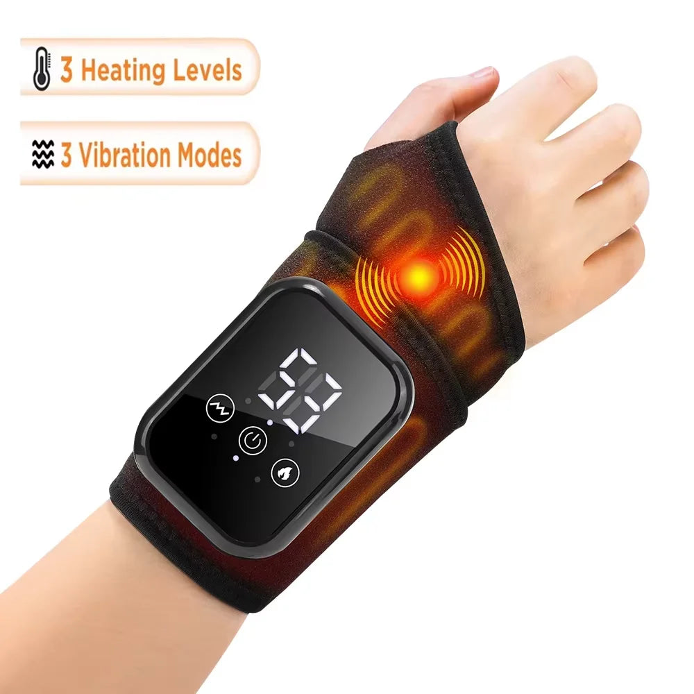 Foot Heat Massager Hot Compresses Vibration Massager Breathable Material USB Foot and Ankle Joint Hot Compress Protection