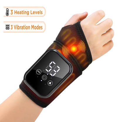 Foot Heat Massager Hot Compresses Vibration Massager Breathable Material USB Foot and Ankle Joint Hot Compress Protection