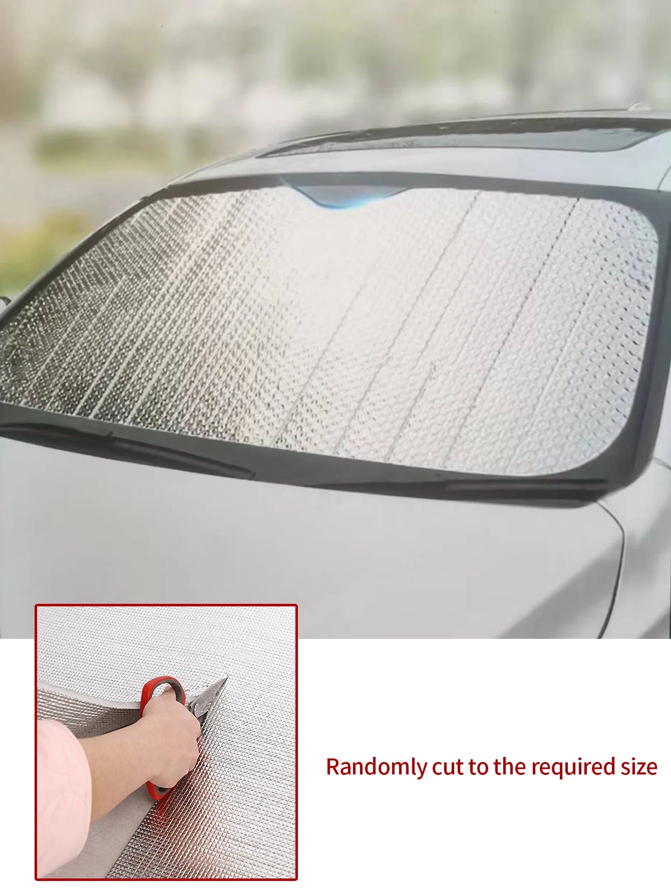 Window and roof sunshades, sun visors and sunshade insulation film,door curtains,DIY can be cut, car sunshades，Indoor insulation