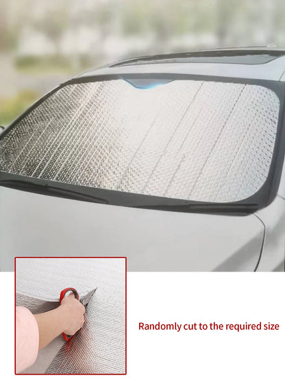 Window and roof sunshades, sun visors and sunshade insulation film,door curtains,DIY can be cut, car sunshades，Indoor insulation