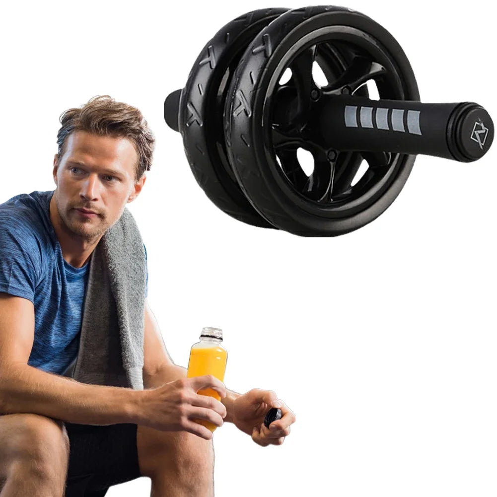 Abdominal Training Roller No Noise Core Strength Training Roller Wear-Resistant Abs Workout Equipment for Gym Strength Workout