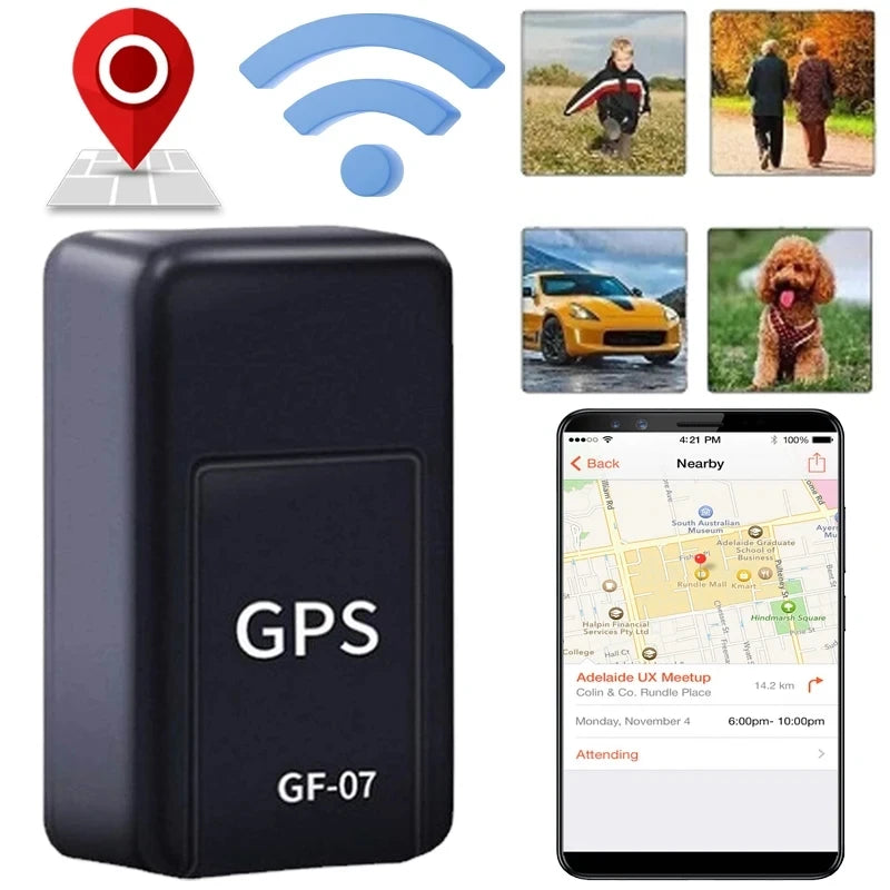 Mini GPS Tracker GF07 Car GPS Tracker Position APP Magnetic Real-time GPS Tracking Device Anti-lost Alarm Vehicle GPS Locator