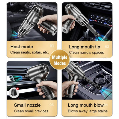 Brushless Car Vacuum Cleaner Cordless Handheld Auto Vacuum Home &amp; Car Dual Use Mini Vacuum Cleaner with Builtin Battrery