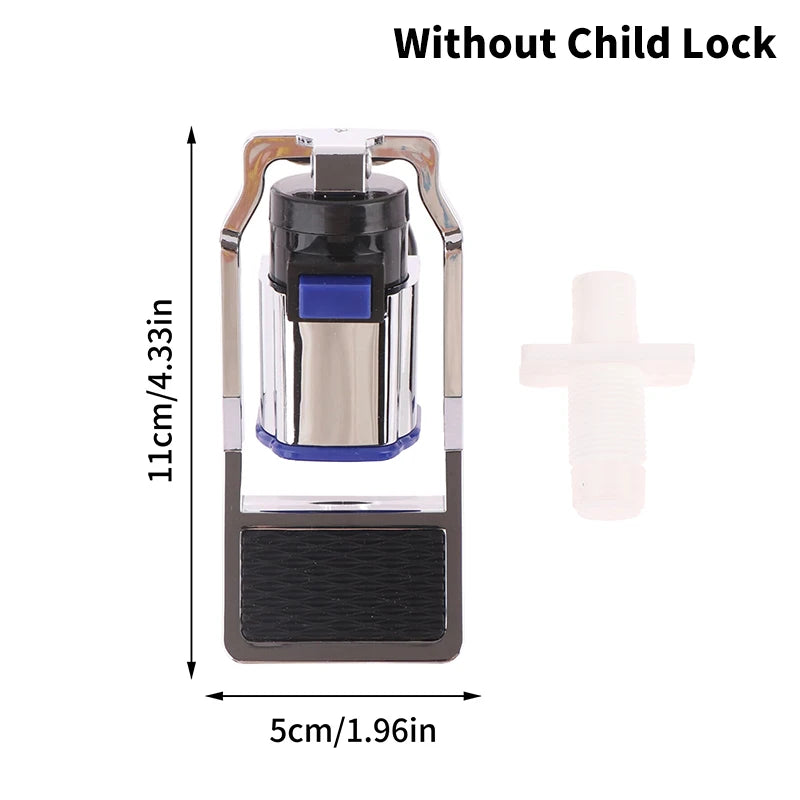 Red Blue Universal Size Push Type Water Dispenser Switch Faucet Hot/Cold Key With Child Lock Tap Replacement Part