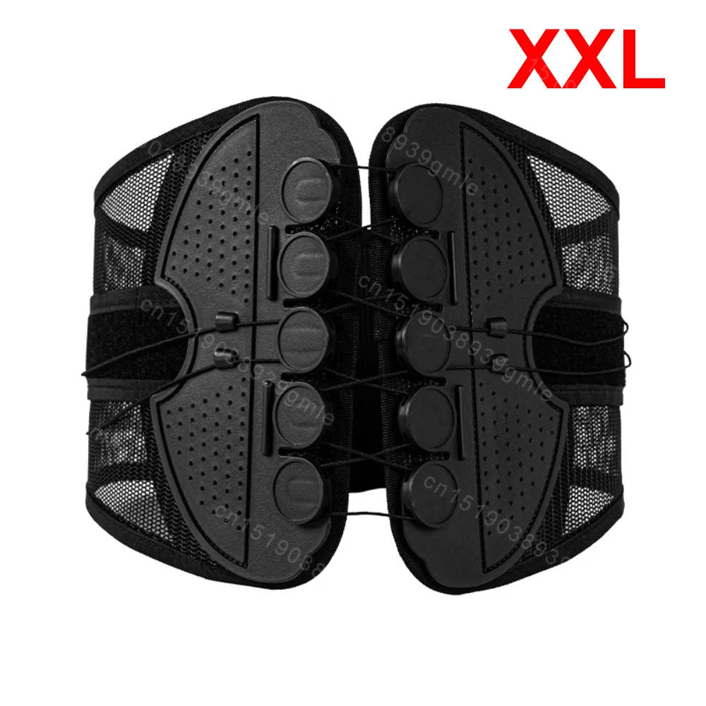 Disc Support Lumbar Brace Mesh Waist Belt Posture Corrector for Back Pain Relief Exercise Rope Support Waist Protection