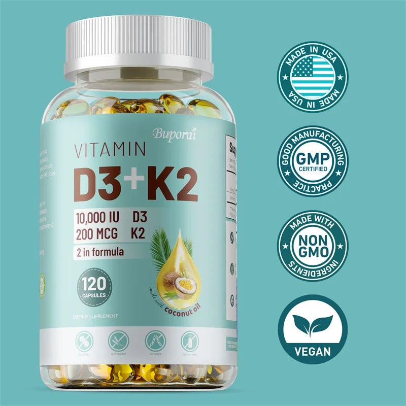 Vitamin D3 K2 Supplement 