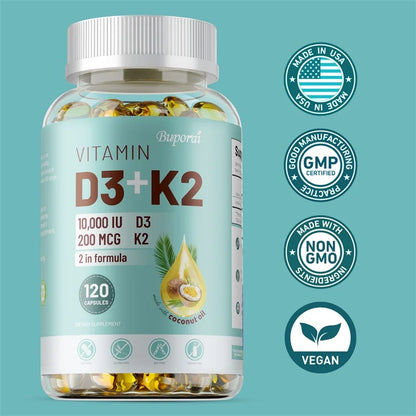 Vitamin D3 K2 Supplement 