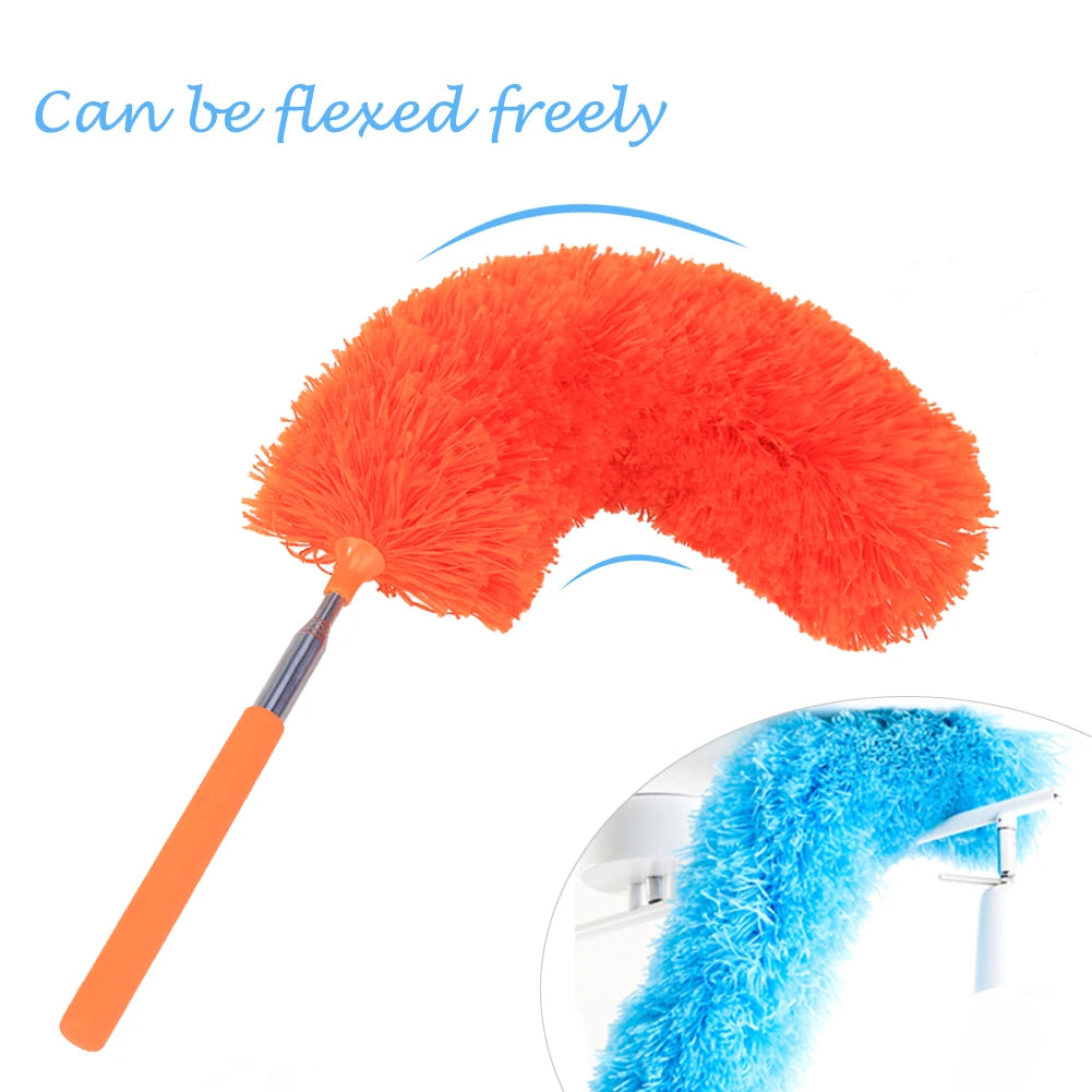 Duster Dust Cleaner Adjustable Stretch Extend Microfiber Feather Duster Furniture Dust Brush Household Cleaning Tools